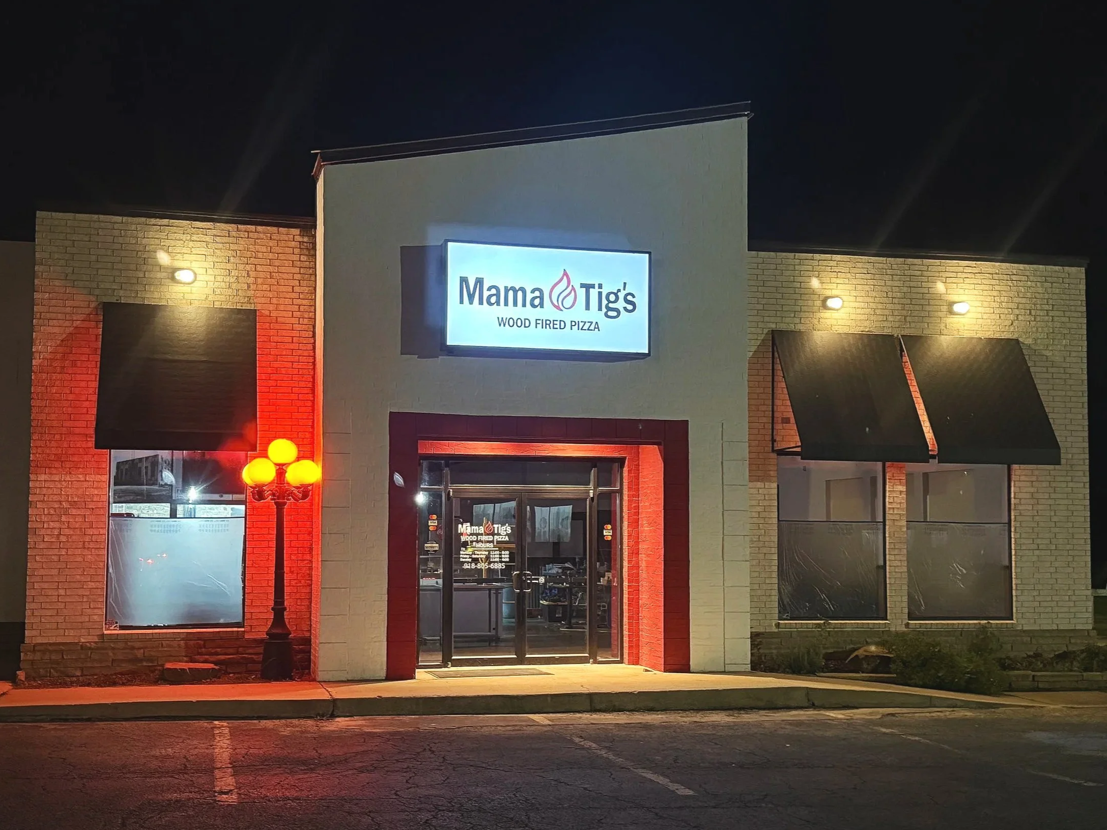 Mama Tigs Wood Fired Pizza serving Oklahoma, McIntosh County